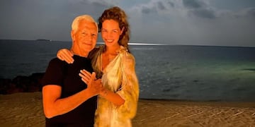 Elina Fernández y Eduardo Costantini