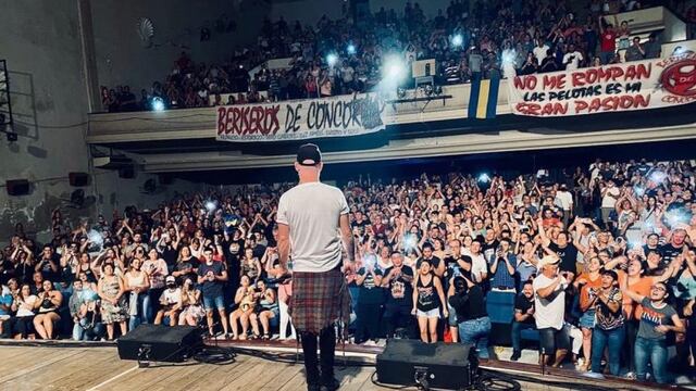 La Beriso en Concordia el pasado domingo.