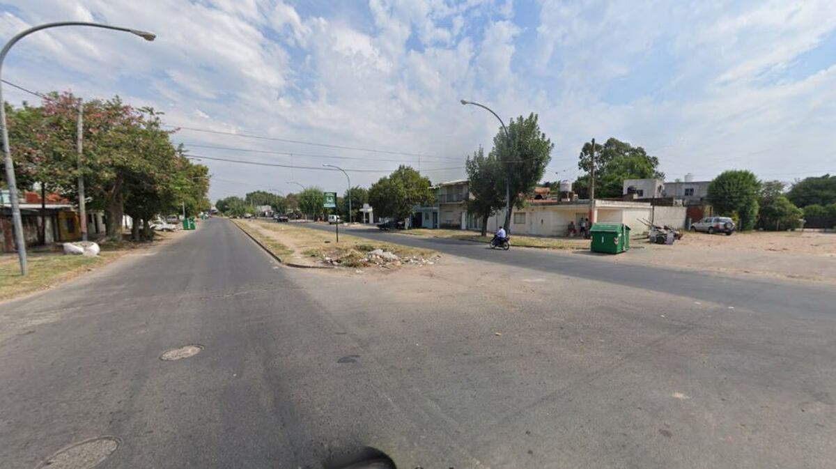 La zona de Avellaneda y Dr Riva, donde se produjo el crimen
