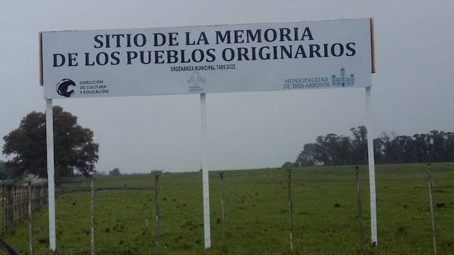 El Sitio de la Memoria de los Pueblos Originarios en Tres Arroyos ya cuenta con la nueva cartelería