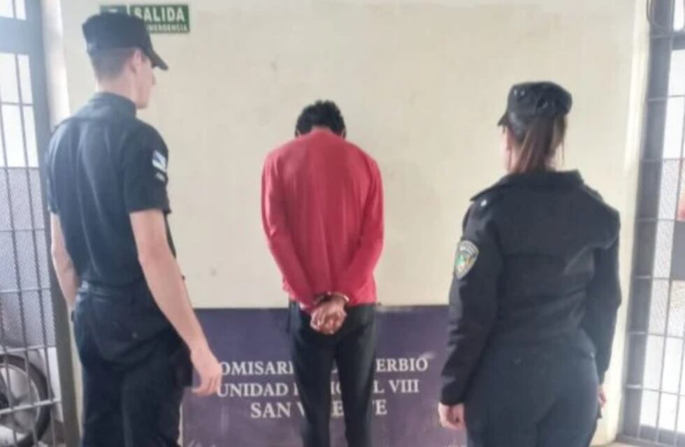 Fue detenido tras violencia de género contra su pareja en El Soberbio
