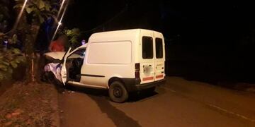 Accidente vial en Leandro N. Alem terminó con un conductor alcoholizado detenido.