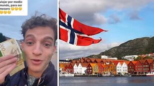 Ramiro Raxione, un argentino en Noruega contó cuánto gana por mes.