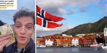 Ramiro Raxione, un argentino en Noruega contó cuánto gana por mes.