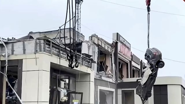 La panadería ucraniana atacada
