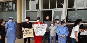 Trabajadores Municipales de la Salud en favor del paro municipal