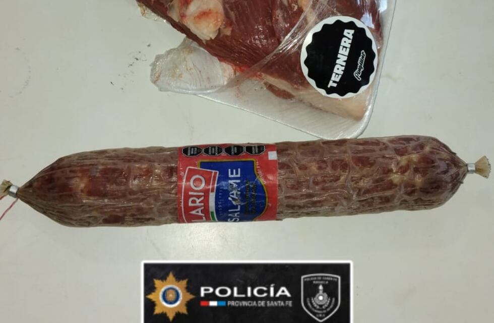 Robó comida y lo atraparon