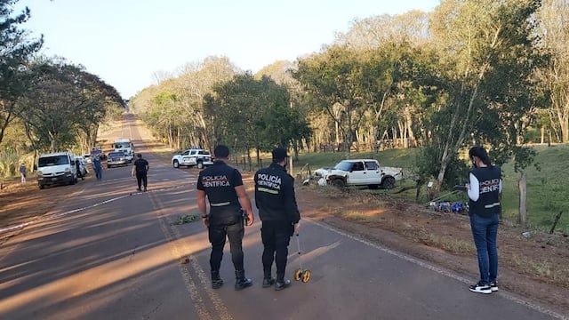 Siniestro vial en Santiago de Liniers dejó como saldo un motociclista fallecido.