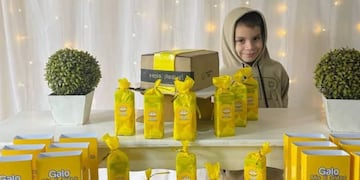 Eligió a Mercado Libre para tematizar su cumpleaños.