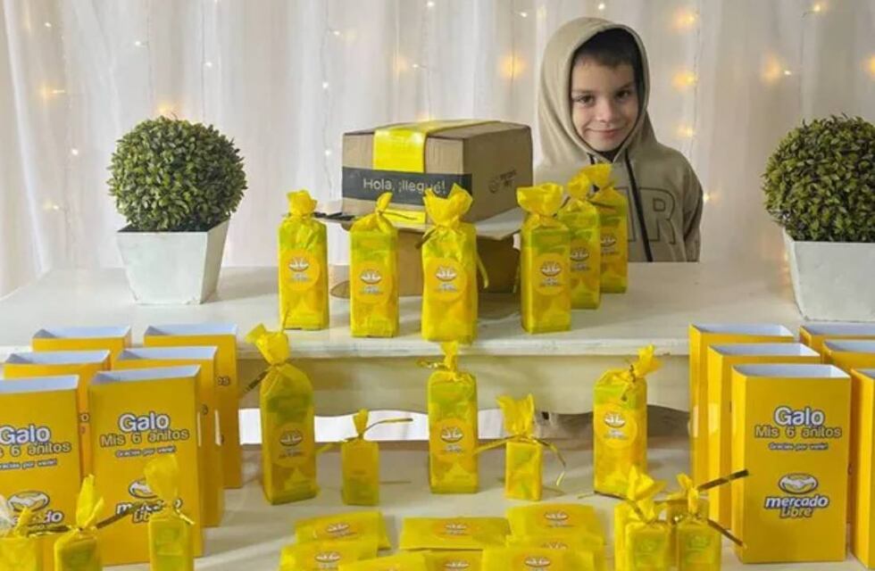 Mercado Libre llenó de regalos al nene que festejó su cumpleaños con temática de la empresa
