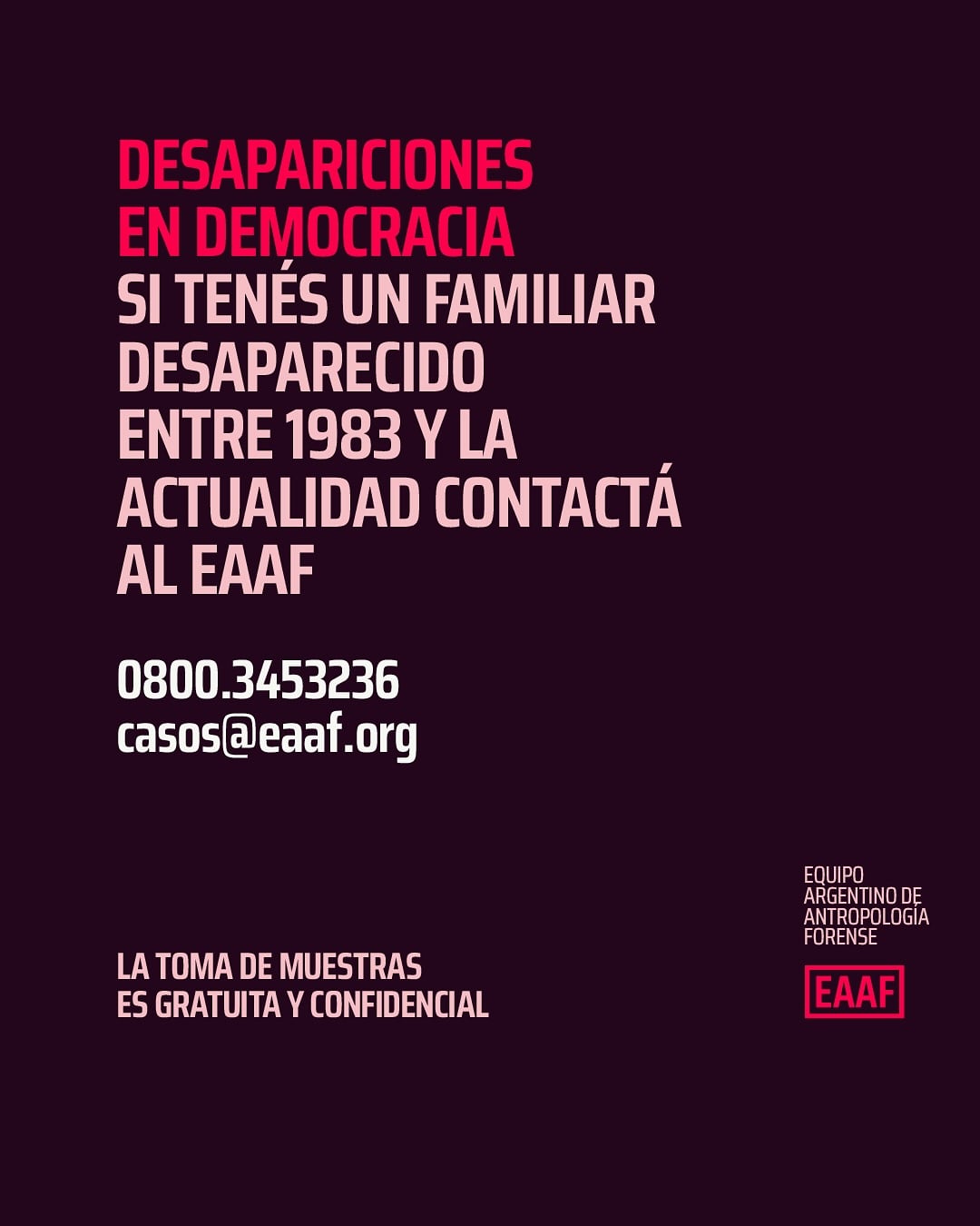 El anuncio del EAAF