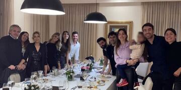 La foto de la fiesta de cumpleaños de Fabiola Yáñez con Alberto Fernández en la Quinta de Olivos
