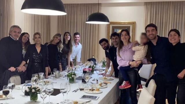 La foto de la fiesta de cumpleaños de Fabiola Yáñez con Alberto Fernández en la Quinta de Olivos