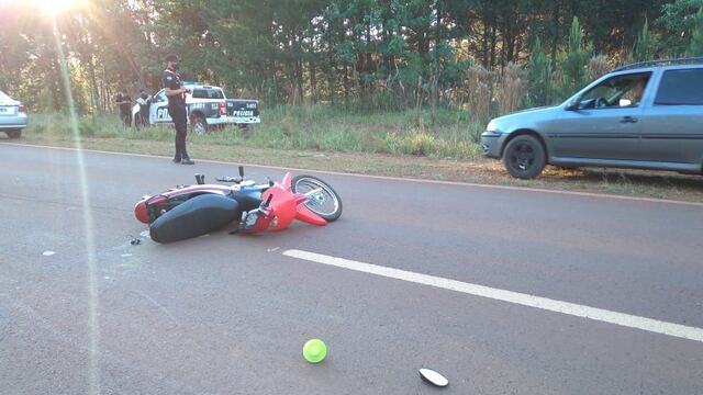San Pedro: una mujer se encuentra en estado reservado tras despistar con una motocicleta