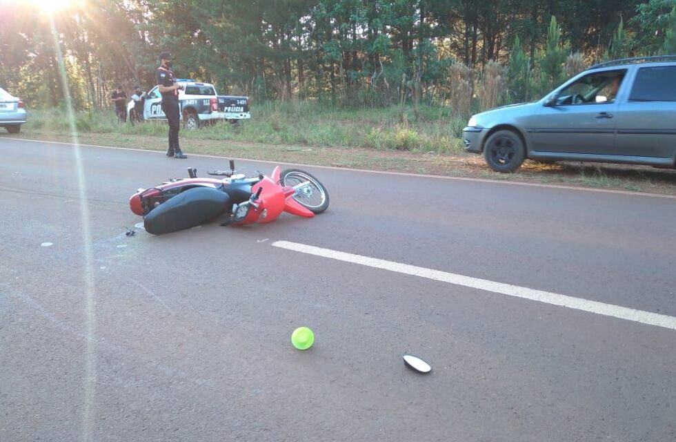 San Pedro: una mujer se encuentra en estado reservado tras despistar con una motocicleta