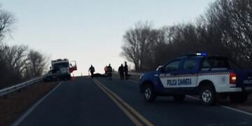 Accidente sobre ruta 38. Foto: