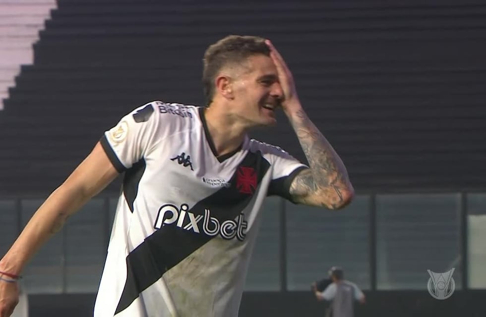 Video: gol y festejo a lo Belgrano de Pablo Vegetti en su debut en Vasco da Gama