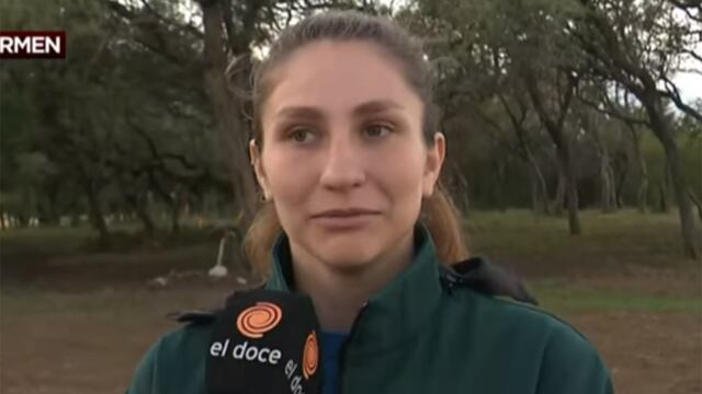 Giuliana Alercia, una de las mujeres víctima de robo comando en Falda del Carmen (El Doce).