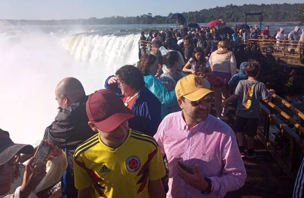En la primera quincena de julio casi 70mil personas visitaron las Cataratas