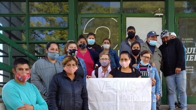 Reclamo de vecinos del nuevo sector del barrio Martín Fierro