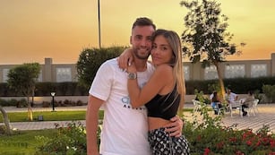 Nico Tagliafico y Caro Calvagni festejan su boda luego del Mundial: cómo es su historia de amor.