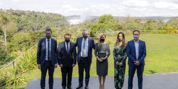 Alberto Fernández habló desde Cataratas del Iguazú.