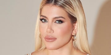 Wanda Nara viajó con sus hijos a Qatar para ver la final del Mundial de Qatar 2022.