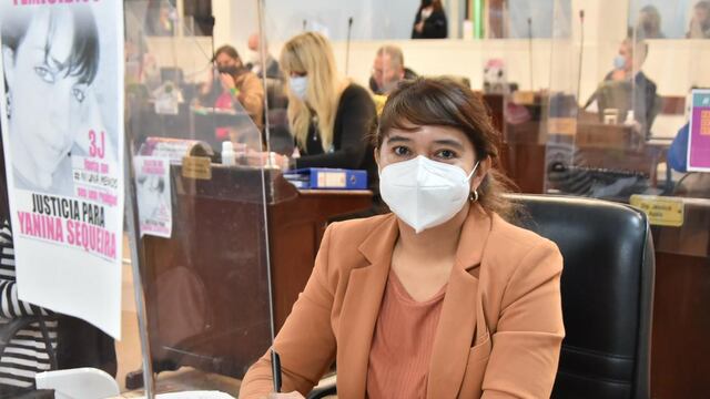 La diputada celebró la aprobación de su proyecto.