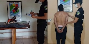 San Antonio: atacó a dos hombres con una motosierra.