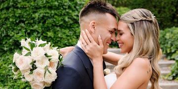 Del strapless al estilo charleston: los vestidos de boda soñados de Agustina Gandolfo