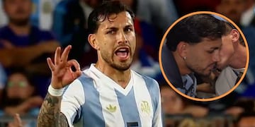 Leandro Paredes le hizo un regalo increíble a Marcos Giles.