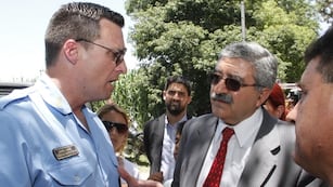 Miguel Ortiz Pellegrini fue el interlocutor entre los acuartelados y el Gobierno provincial.