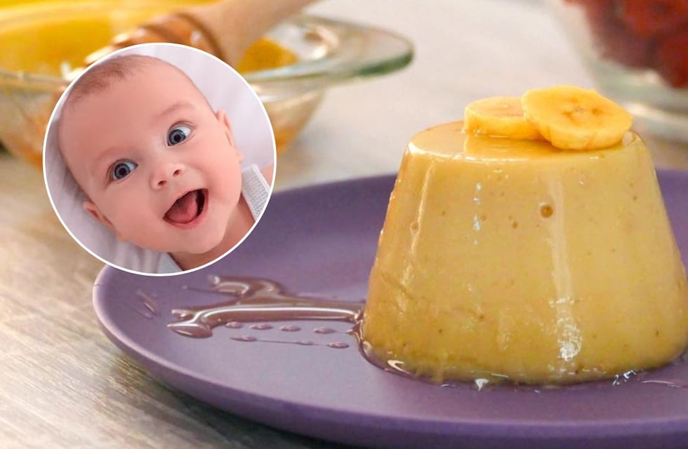 El flan de banana para bebés que es viral en TikTok y es super económico