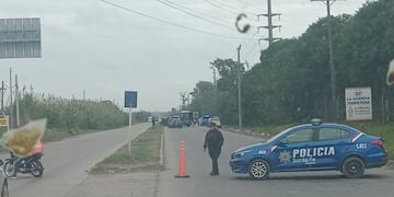 El operativo requirió el corte de tránsito sobre una de las manos de Uriburu.