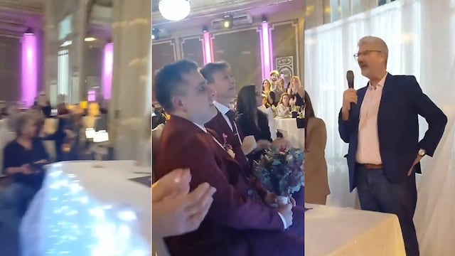 La pareja no pudo contener las lágrimas cuando escuchó al magistrado.