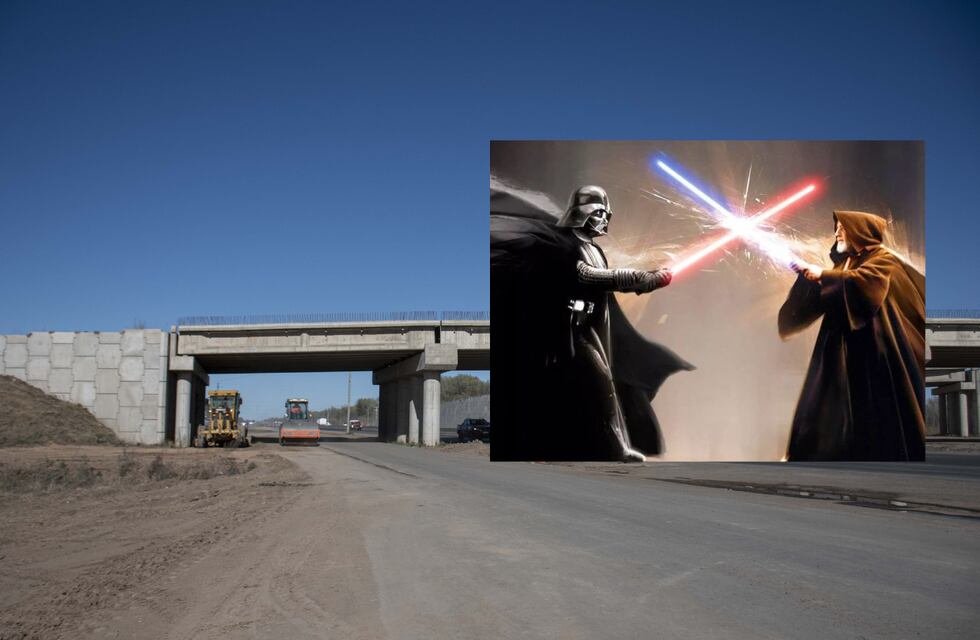 Recrearon una icónica escena de Star Wars en la Circunvalación de Córdoba y el resultado es furor