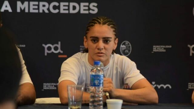 "La Princesita" Luján, boxeadora de Villa Mercedes