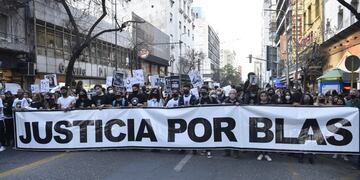 Blas Correas. Asesinado por la Policía de Córdoba, marcharon para pedir el fin del "gatillo fácil". (Facundo Luque / La Voz)