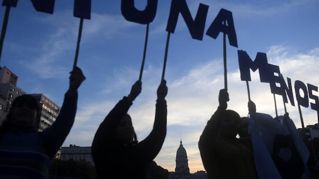 ID:4928067 Télam 02/06/2021 Buenos Aires: A 6 años de Ni Una Menos, mujeres analizan avances y desafíos pendientes para frenar los femicidios. Foto: Archivo