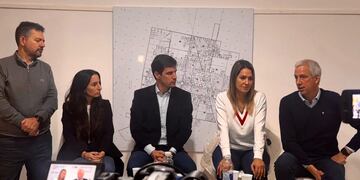 Germán Bottero, Carolina Giusti, Leonardo Viotti, Carolina Losada y Dionisio Scarpín
