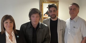 Bullrich también estuvo en la reunión de Milei y Bolsonaro