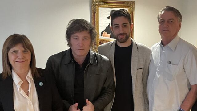 Bullrich también estuvo en la reunión de Milei y Bolsonaro