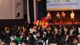 Asistieron al cierre de "Recreo Saludable" unos 250 alumnos de las escuelas n°1 "Gral. Manuel Belgrano" y n° 447 "República de Italia" y la Casa del Niño y la Niña.