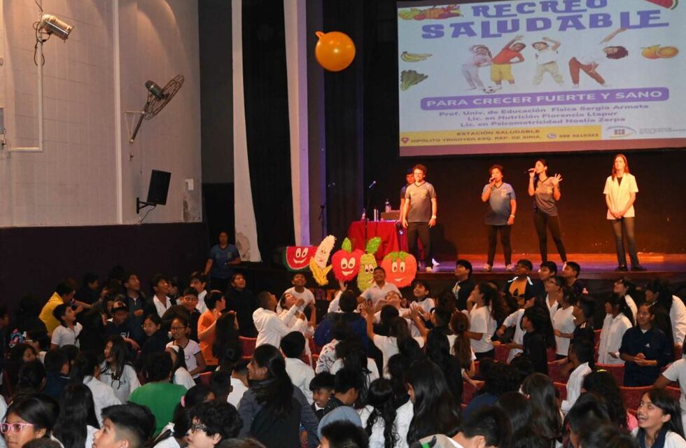 En clave de fiesta, “Recreo Saludable” promueve la salud alimentaria infantil en Jujuy