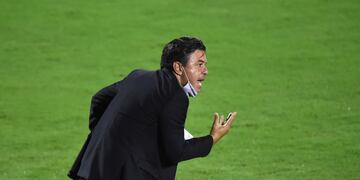 El técnico de River, Marcelo Gallardo, tiene algunas complicaciones de última hora para enfrentar a Fluminense. (AP)