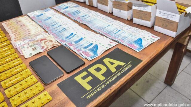 Desarticularon una banda narco en Córdoba.