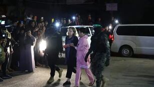 Una de las liberadas este martes