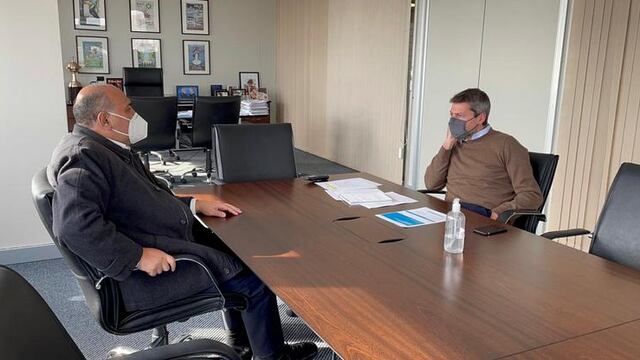 Manzur con Lammens en Buenos Aires.