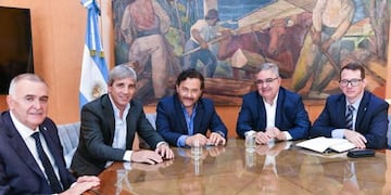 Jaldo y Caputo analizaron situación económica de Tucumán.