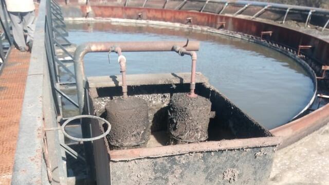 La planta de tratamiento cloacal de Concarán será ampliada y modernizada. El Gobierno llamó a licitación para las obras. Gentileza ANSL